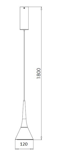 Laevalgusti JING 11W, 3000K hind ja info | Rippvalgustid | kaup24.ee