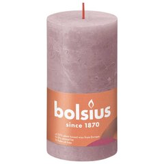 Bolsius sammasküünlad Shine 6 tk 130 x 68 mm vanaroosa hind ja info | Küünlad, küünlajalad | kaup24.ee