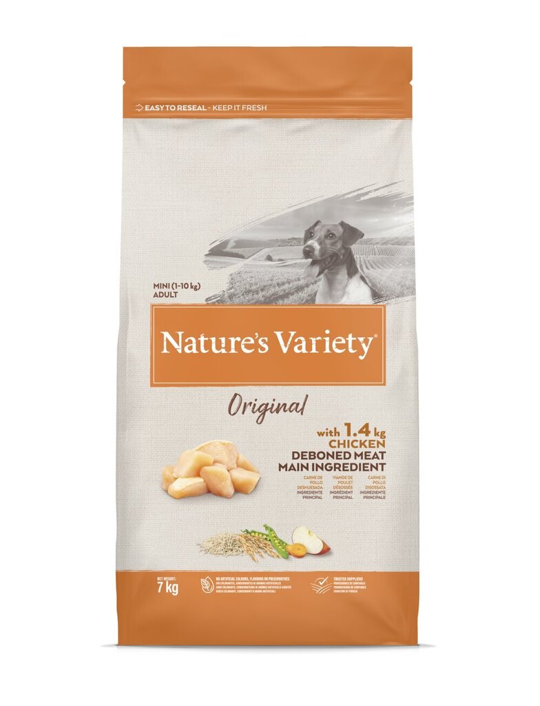 Nature's Variety Dog Original Mini Adult Chicken, 7 kg цена и информация | Kuivtoit koertele | kaup24.ee
