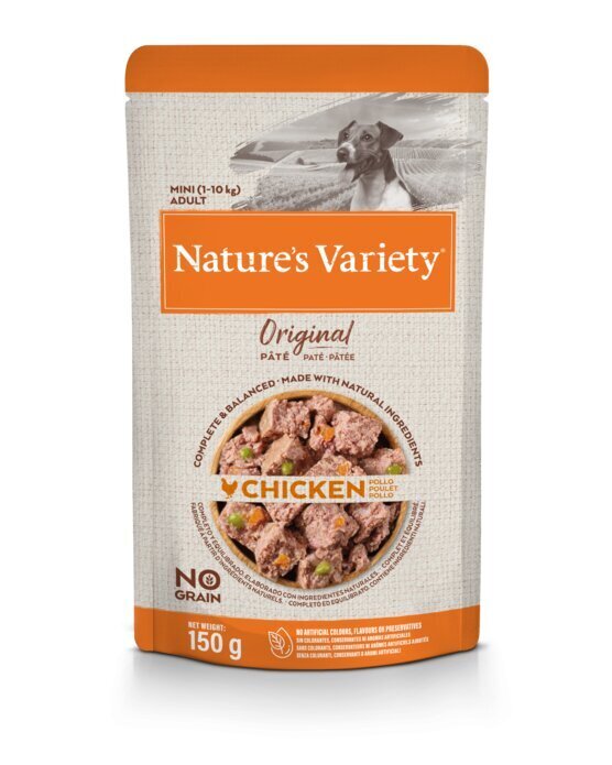 Nature's Variety Dog Original Mini Chicken Konserveeritud kana täiskasvanud koertele, 150 g цена и информация | Konservid koertele | kaup24.ee