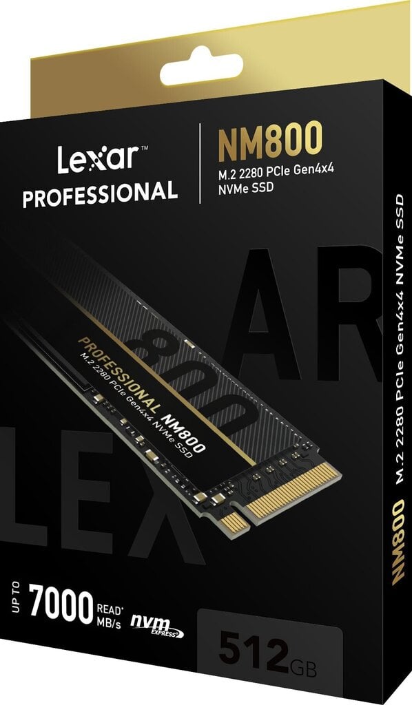 Lexar LNM800X512G-RNNNG цена и информация | Sisemised kõvakettad (HDD, SSD, Hybrid) | kaup24.ee