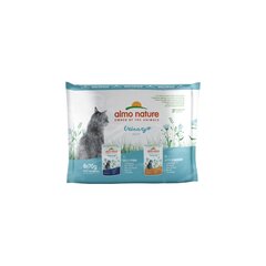 Almo Nature Holistic Functional Urinary Help Multipack для кошек для здоровья мочевыводящих путей, с рыбой и курицей, 6x70 г цена и информация | Almo Nature Товары для животных | kaup24.ee