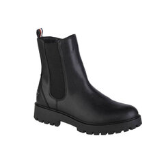 Tüdrukute saapad Tommy Hilfiger Chelsea Boot W T3A5-31198-0289999, mustad цена и информация | Детские сапоги | kaup24.ee