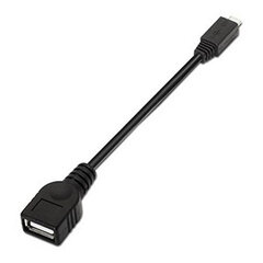 Nanokaabel 10.01.3500, USB 2.0 A / Micro USB B, 15 cm цена и информация | Адаптеры и USB-hub | kaup24.ee