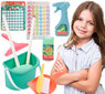 Puhastuskomplekt kalendriga цена и информация | Tüdrukute mänguasjad | kaup24.ee