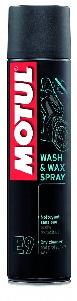Puhastusvahend MOTUL Wash & Wax SPRAY E9 0,4ltr (103174) hind ja info | Mootoriõlid | kaup24.ee