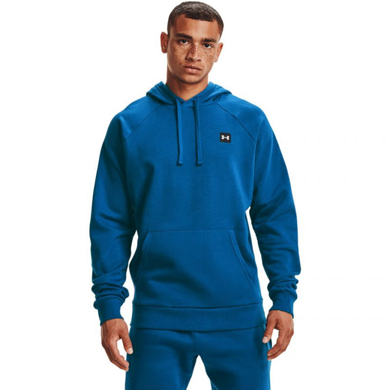 Meeste džemper Under Armor Rival Fleece PO M 1357092 432, sinine hind ja info | Meeste pusad | kaup24.ee