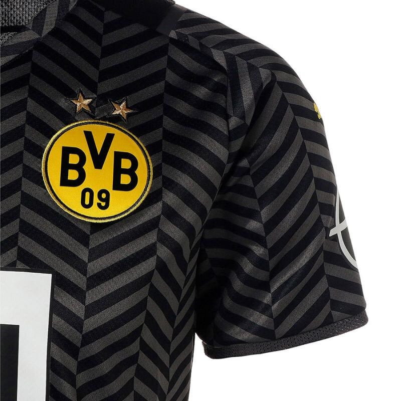 Meeste spordisärk Puma Borussia Dortmund Away Shirt Replica M 759057 04, must цена и информация | Jalgpalli varustus ja riided | kaup24.ee