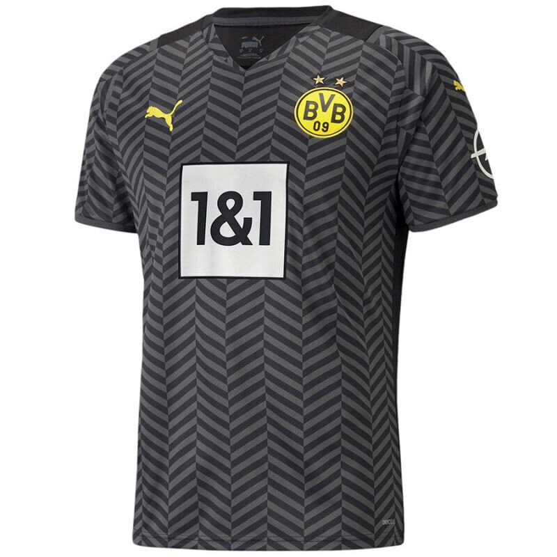 Meeste spordisärk Puma Borussia Dortmund Away Shirt Replica M 759057 04, must цена и информация | Jalgpalli varustus ja riided | kaup24.ee