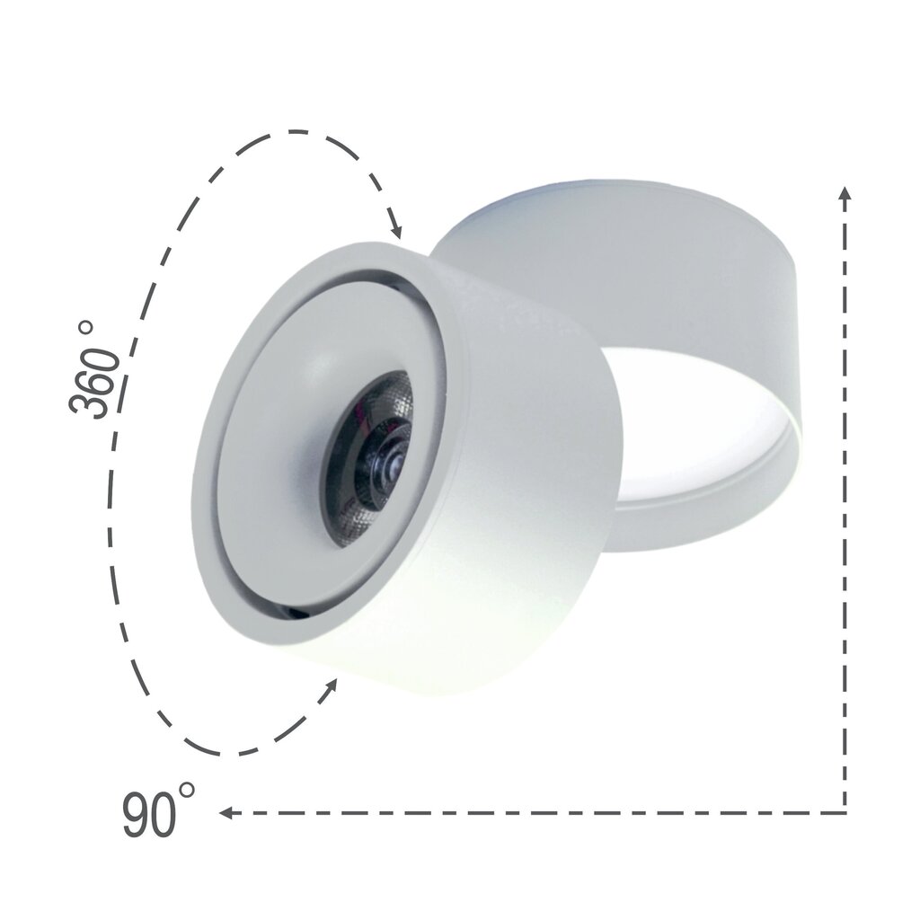 Punktpinnaga LED valgusti 10W Valge цена и информация | Seinavalgustid | kaup24.ee