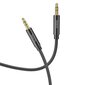 Hoco UPA19 Aux Audio Cable 3.5 mm -> 3.5 mm 2m Black hind ja info | Kaablid ja juhtmed | kaup24.ee