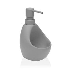 Дозатор для мыла, серый, 9,5 x 16,5 x 11 см цена и информация | Аксессуары для ванной комнаты | kaup24.ee