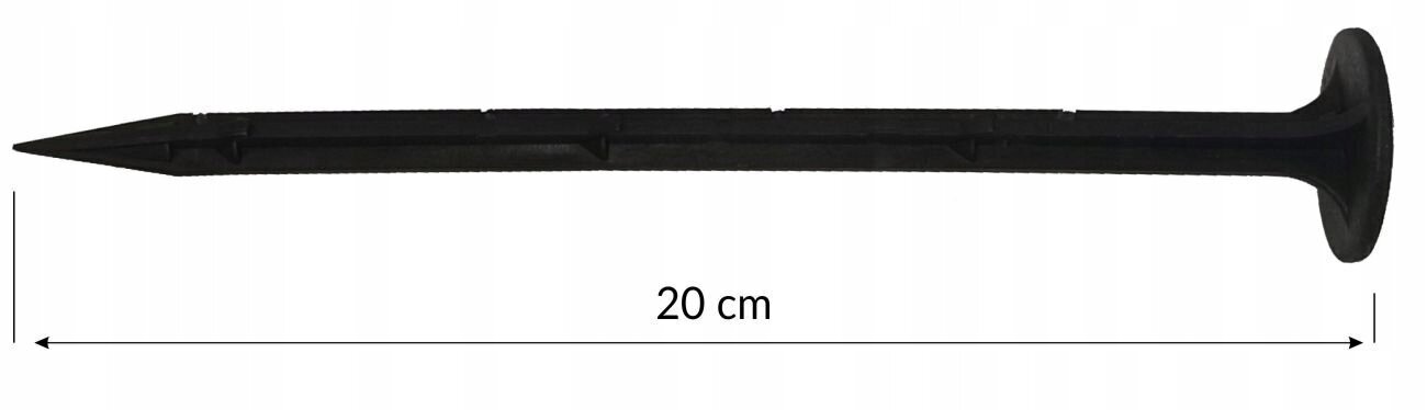 Agrokile umbrohu vastu, naastudega, 1,6x50 m, 90 g / m2, must hind ja info | Aiatööriistad | kaup24.ee