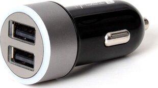 Автомобильное зарядное устройство Techly 2x USB 5В 4.8A 24Вт (2x 4.4A / 24Вт) цена и информация | Адаптеры и USB-hub | kaup24.ee