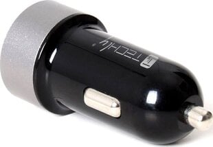Автомобильное зарядное устройство Techly 2x USB 5В 4.8A 24Вт (2x 4.4A / 24Вт) цена и информация | Адаптеры и USB-hub | kaup24.ee
