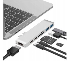 Adapter 7in1 hind ja info | USB jagajad, adapterid | kaup24.ee