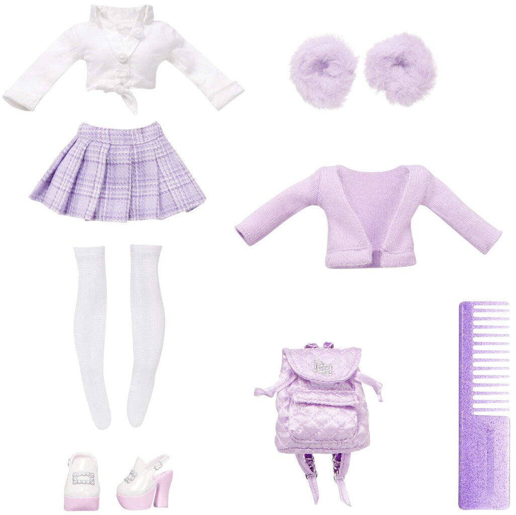 Nukk Rainbow High Junior High Violet Willow 22 cm hind ja info | Tüdrukute mänguasjad | kaup24.ee