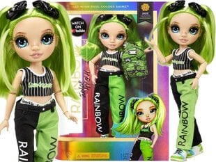 Nukk Rainbow High Junior High Fashion Doll - Jade Hunter (Green) (22 cm) hind ja info | Tüdrukute mänguasjad | kaup24.ee