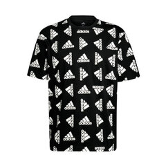 Мужская футболка Adidas Essentials Loose Giant Logo M GV5300, черная цена и информация | Meeste T-särgid | kaup24.ee
