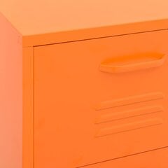 vidaXL hoiukapp, oranž, 42,5 x 35 x 101,5 cm, teras hind ja info | Elutoa väikesed kapid | kaup24.ee