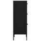 vidaXL hoiukapp, must, 42,5 x 35 x 101,5 cm, teras hind ja info | Elutoa väikesed kapid | kaup24.ee