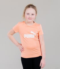 Детская футболка Puma 587029*28, персиковая/белая 4064535698121 цена и информация | Платья для девочек | kaup24.ee