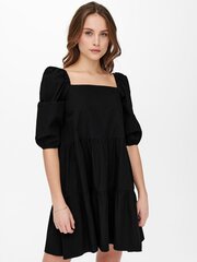 Женское платье ONLY 15251224*01, черное 5715218008049 цена и информация | Платья | kaup24.ee