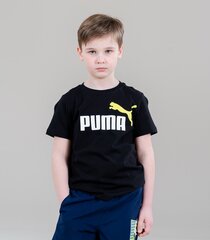Puma laste T-särk 586985*97, must/valge 4064535433739 hind ja info | Poiste särgid | kaup24.ee