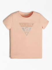 Guess laste T-särk J2GI17*G6L1, virsik 7628067463021 hind ja info | Tüdrukute kleidid | kaup24.ee