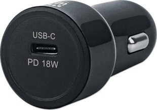 Autolaadija Manhattan USB-C Power Delivery 5-12V 3A max. 18 W hind ja info | Mobiiltelefonide laadijad | kaup24.ee