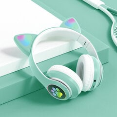 RGB juhtmevabad kõrvaklapid LED kassikõrvadega, JST-28 hind ja info | Kõrvaklapid | kaup24.ee