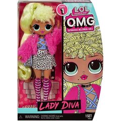 Кукла LOL Surprise! OMG Lady Diva Fashion Doll Series 1 (2021) цена и информация | Игрушки для девочек | kaup24.ee