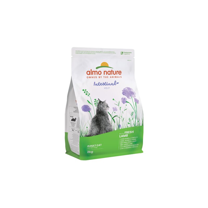 Almo Nature Holistic Functional Digestive Help (tundlikule seedesüsteemile) kassidele, lambalihaga, 2 kg hind ja info | Kuivtoit kassidele | kaup24.ee