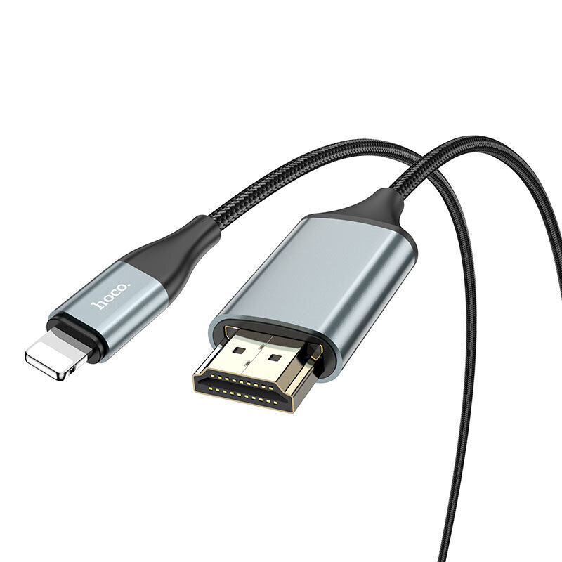 Kaabli (juhtme) adapter / adapter Lightning -> Hdmi Converter Hoco UA15 цена и информация | USB jagajad, adapterid | kaup24.ee