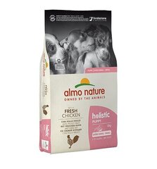 Almo Nature Holistic Maintenance Puppy для щенков размера XS/S, с курицей цена и информация | Сухой корм для собак | kaup24.ee