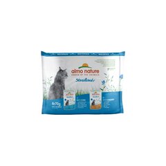 Almo Nature Holistic Functional Sterilised Multipack steriliseeritud kassidele tursa ja kanaga, 6X70g цена и информация | Кошачьи консервы | kaup24.ee