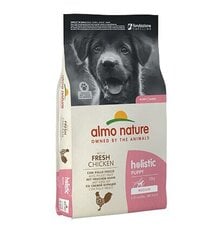 Almo Nature Holistic Maintenance Puppy для щенков размера M, с курицей, 12 кг цена и информация | Сухой корм для собак | kaup24.ee