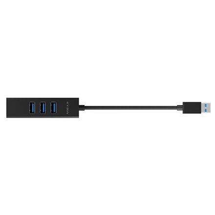 Raidsonic IB-HUB1419-LAN hind ja info | USB jagajad, adapterid | kaup24.ee