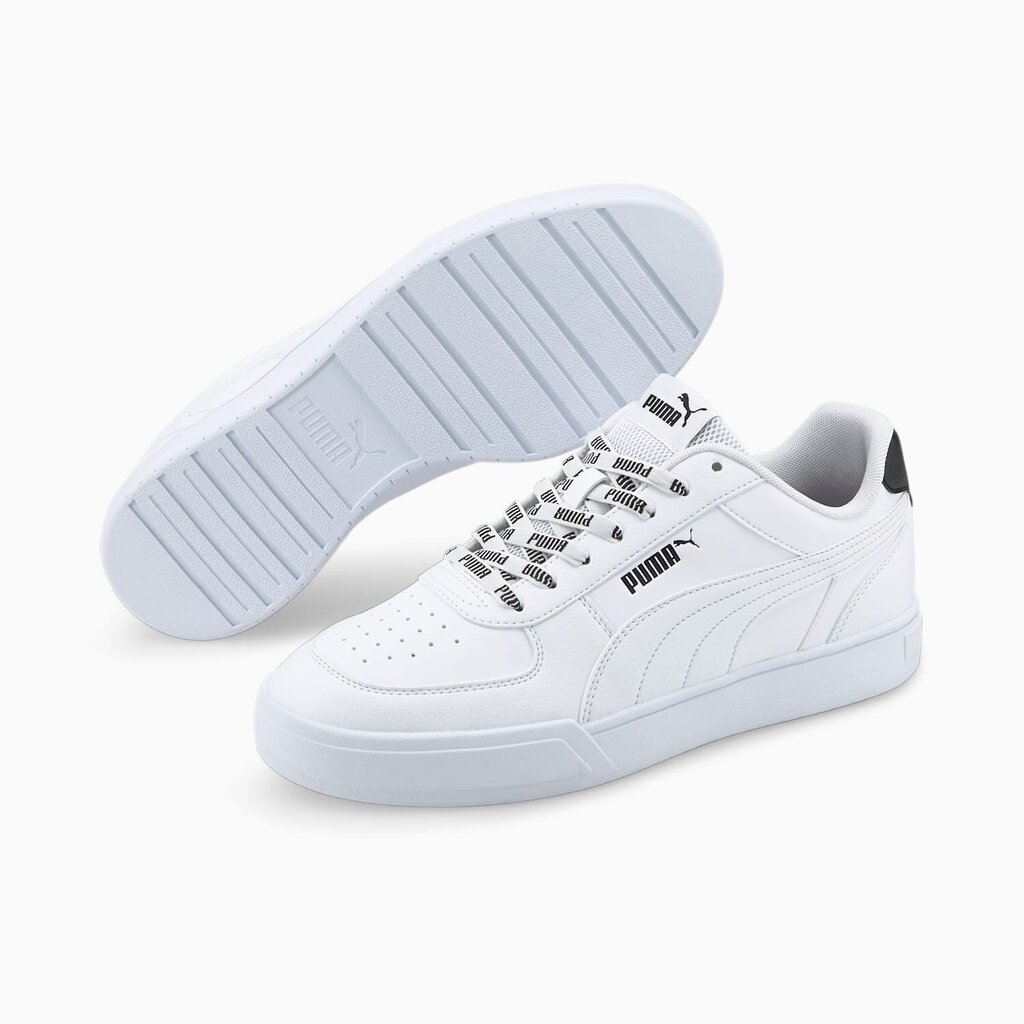 Puma meeste vabaajajalatsid Caven Logomania 383857*01, valge 4064536079530 цена и информация | Spordi- ja vabaajajalatsid meestele | kaup24.ee