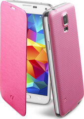 Чехол - книжка для мобильного телефона Cellular Line Samsung Galaxy S5, розовый цена и информация | Чехлы для телефонов | kaup24.ee