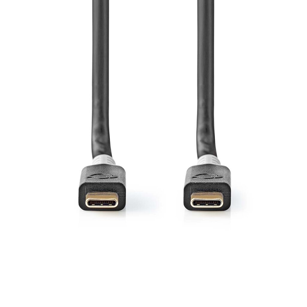 Kaabel Nedis Usb-C - Usb-C, 2 m, 100 W, must hind ja info | Kaablid ja juhtmed | kaup24.ee