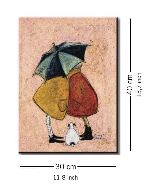 Lõuenditrükk Sam Toft A Sneaky One – 30x40 cm hind ja info | Seinapildid | kaup24.ee