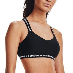 Женский спортивный бюстгальтер Under Armor Crossback Low W 1361 033 001, черный цена и информация | Бюстгальтеры | kaup24.ee