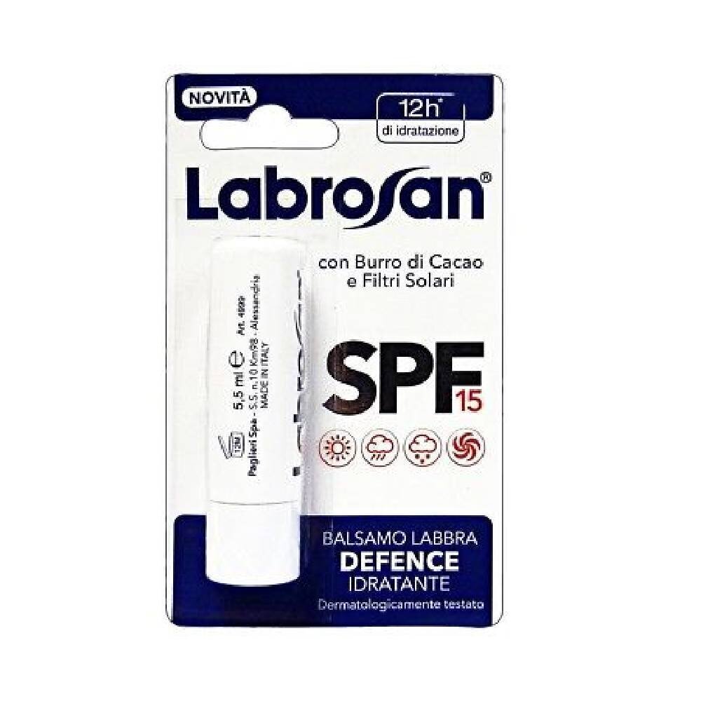 Labrosan huulepalsam Defense 5,5ml цена и информация | Huulepulgad, -läiked, -palsamid, vaseliin | kaup24.ee