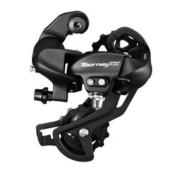 Tagumine kaiguvahetaja Shimano 7/8s Black RD-TX80 Tourney TX Direct Att hind ja info | Muud jalgratta varuosad | kaup24.ee