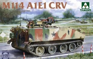 Сборная пластиковая модель Takom - M114A1E1 CRV (M114A2), 1/35, 2149 цена и информация | Конструкторы и кубики | kaup24.ee