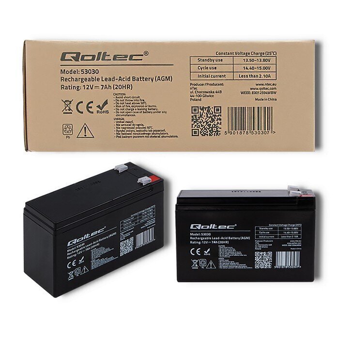 Qoltec 53030 hind ja info | Puhvertoiteallikad (UPS) | kaup24.ee