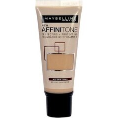 Тональный крем Maybelline Affinitone Foundation 30 мл, 17 Rose Beige цена и информация | Пудры, базы под макияж | kaup24.ee