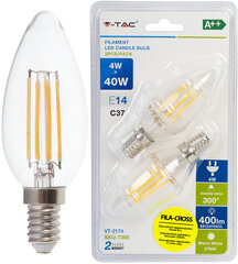 LED pirnid V-TAC, E14, 2 tk. hind ja info | V-TAC Kodumasinad, kodutehnika | kaup24.ee