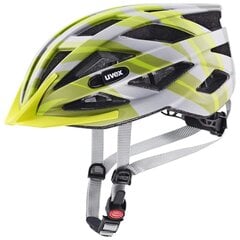 Велосипедный шлем Uvex Air Wing cc, серый/зеленый цена и информация | Шлемы | kaup24.ee